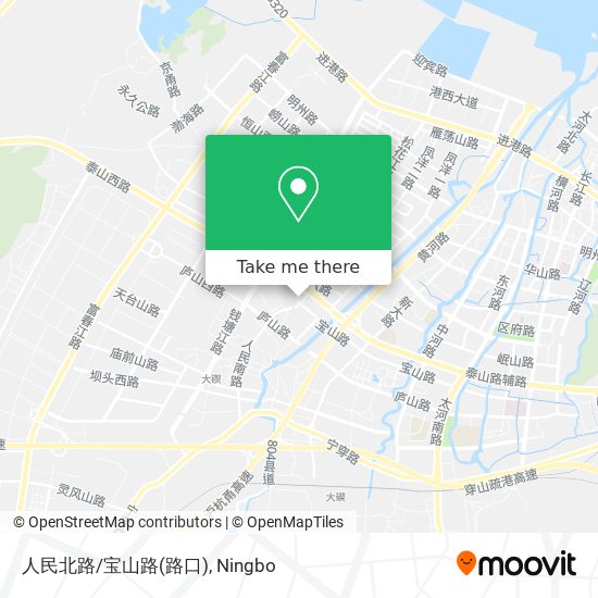 人民北路/宝山路(路口) map
