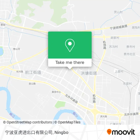 宁波亚虎进出口有限公司 map