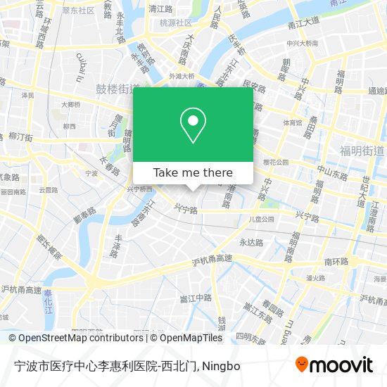 宁波市医疗中心李惠利医院-西北门 map
