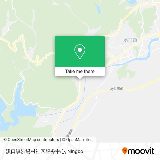 溪口镇沙堤村社区服务中心 map