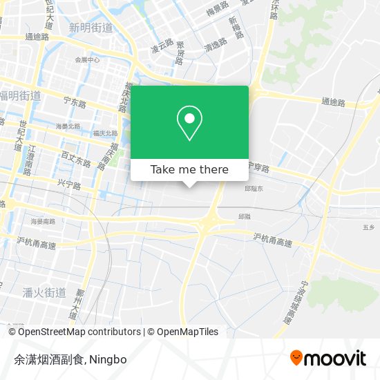 余潇烟酒副食 map