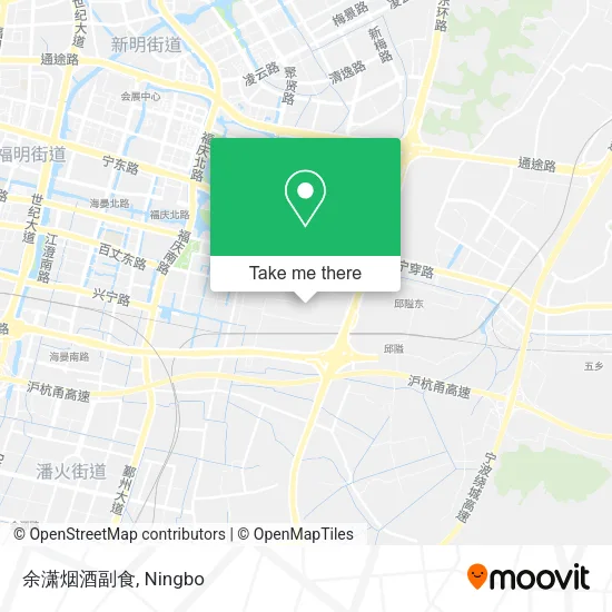 余潇烟酒副食 map