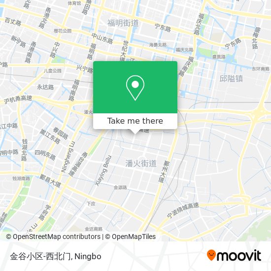 金谷小区-西北门 map