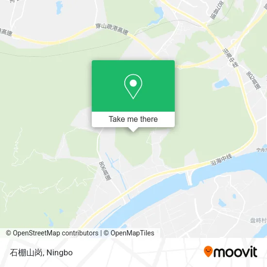 石棚山岗 map