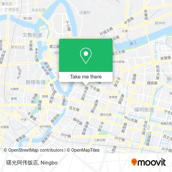 曙光阿伟饭店 map