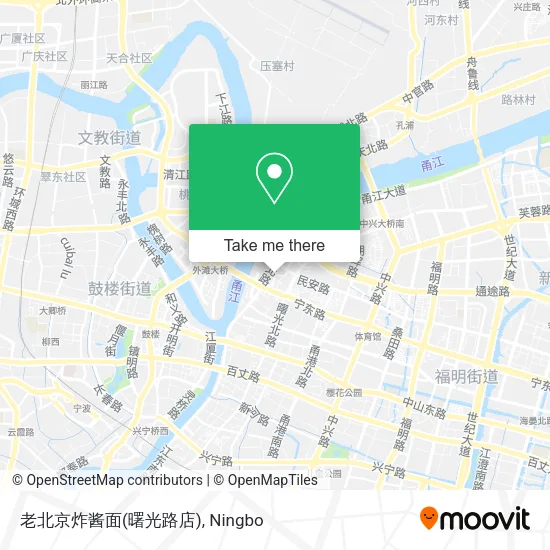 老北京炸酱面(曙光路店) map