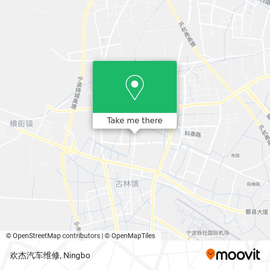 欢杰汽车维修 map