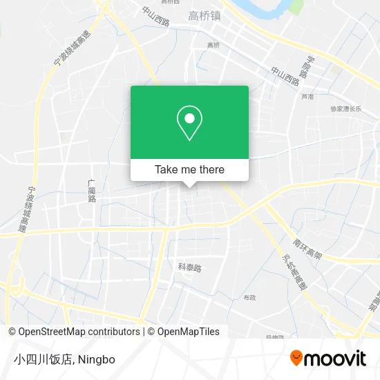 小四川饭店 map