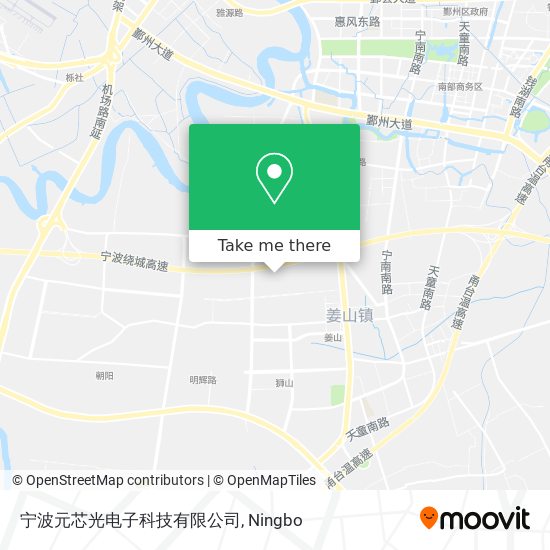 宁波元芯光电子科技有限公司 map