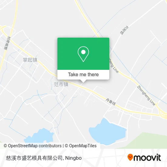 慈溪市盛艺模具有限公司 map