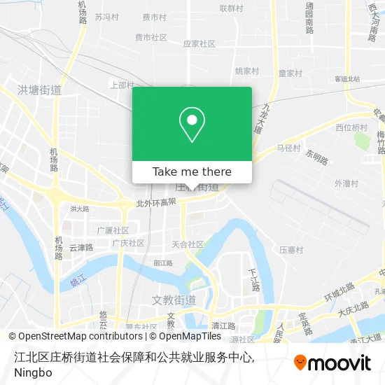 江北区庄桥街道社会保障和公共就业服务中心 map