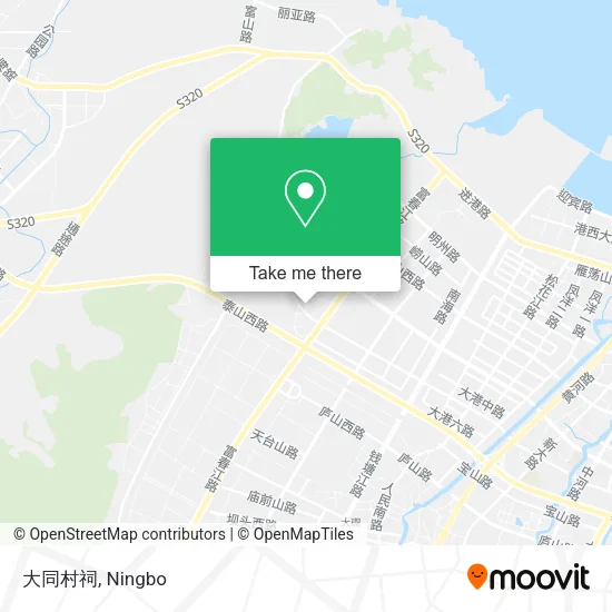 大同村祠 map