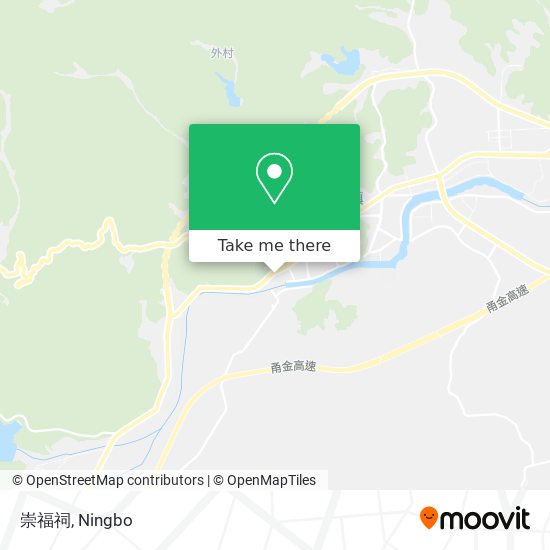 崇福祠 map