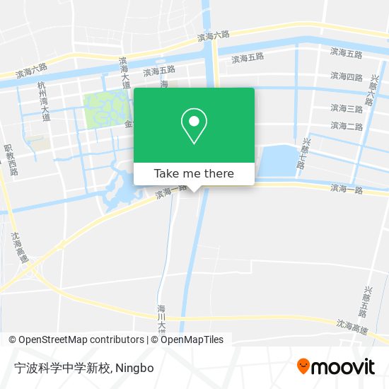 宁波科学中学新校 map