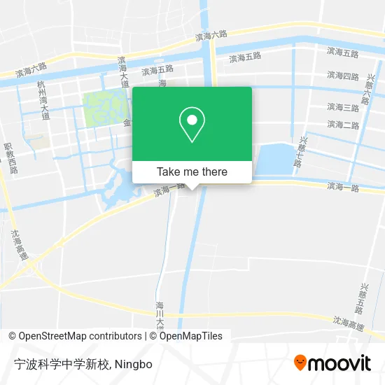 宁波科学中学新校 map