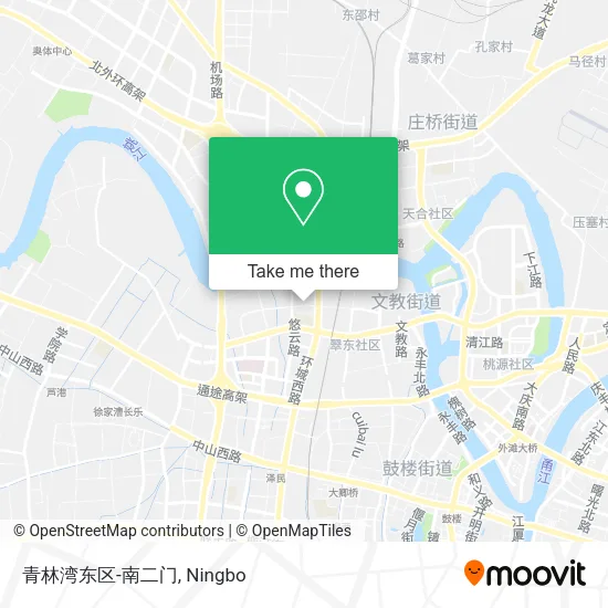 青林湾东区-南二门 map