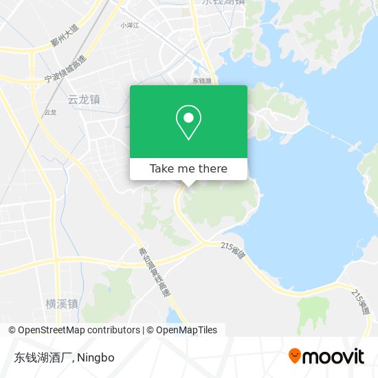东钱湖酒厂 map