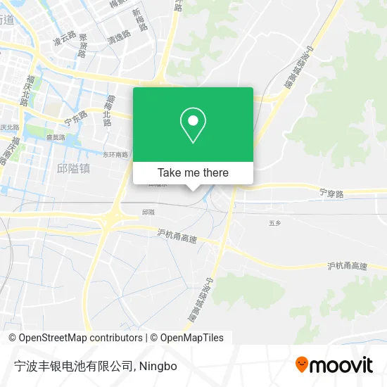 宁波丰银电池有限公司 map