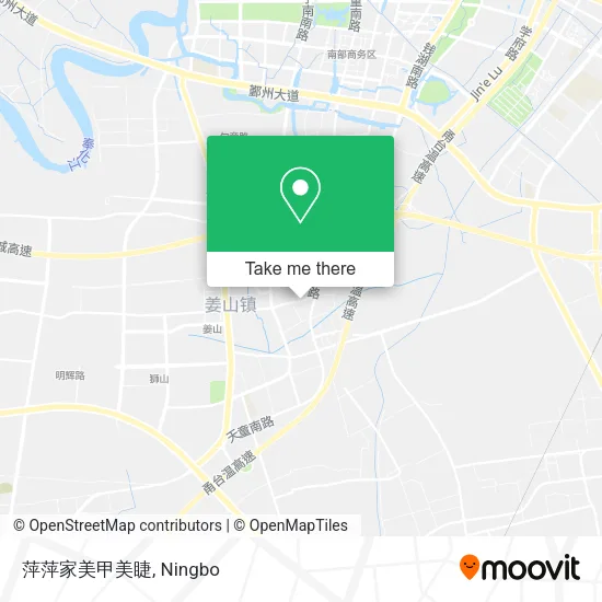 萍萍家美甲美睫 map