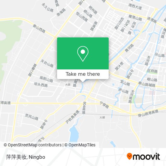 萍萍美妆 map