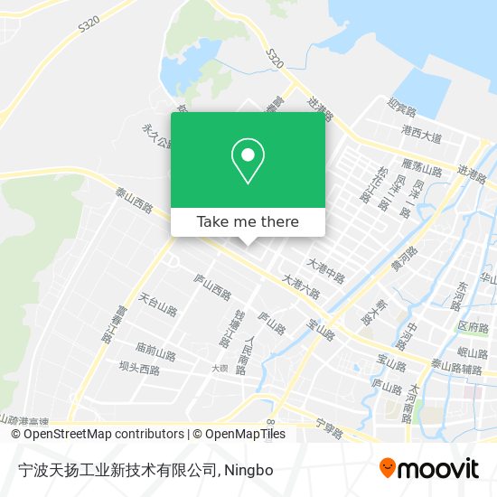 宁波天扬工业新技术有限公司 map