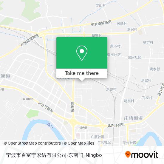 宁波市百富宁家纺有限公司-东南门 map