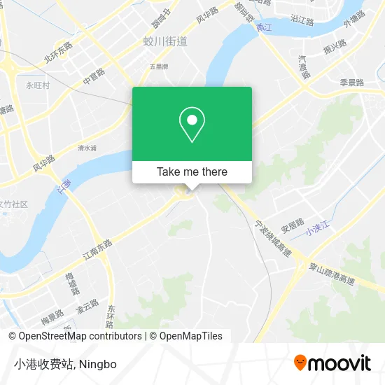 小港收费站 map