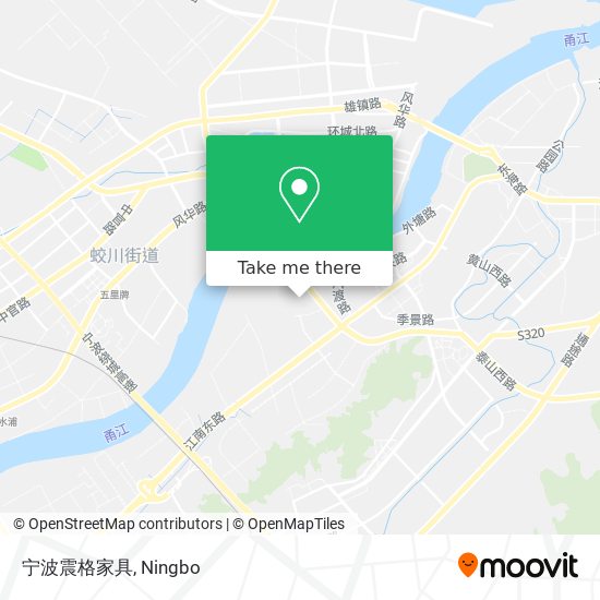宁波震格家具 map