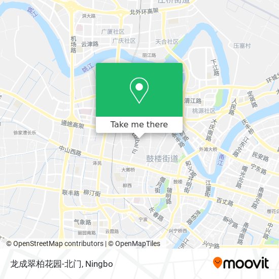 龙成翠柏花园-北门 map