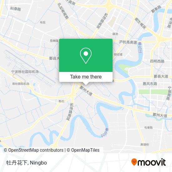 牡丹花下 map