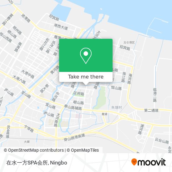 在水一方SPA会所 map