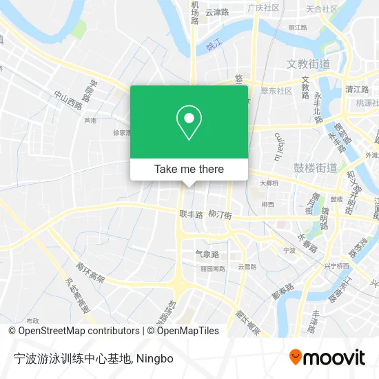 宁波游泳训练中心基地 map