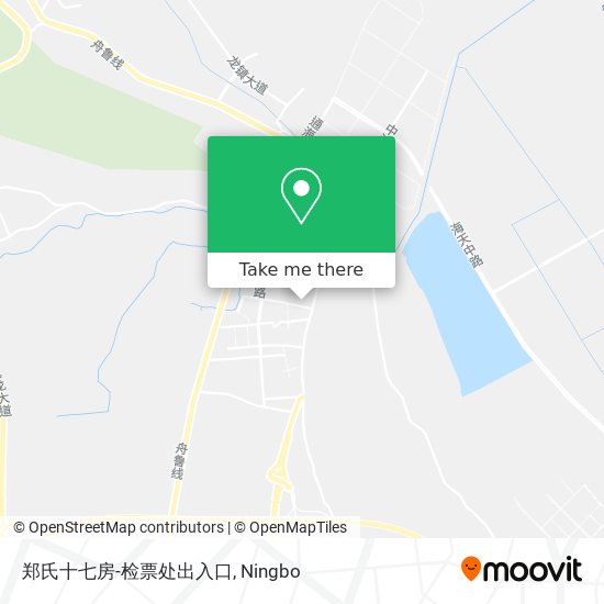 郑氏十七房-检票处出入口 map