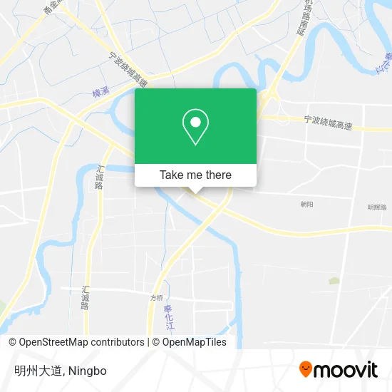 明州大道 map