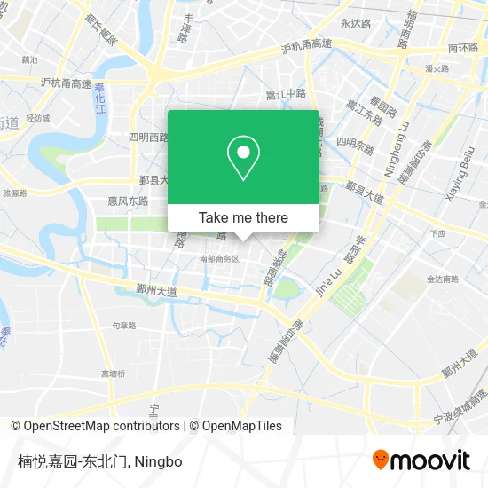 楠悦嘉园-东北门 map