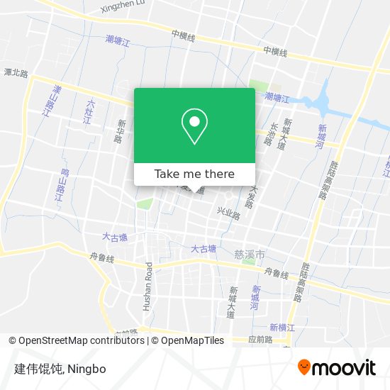 建伟馄饨 map