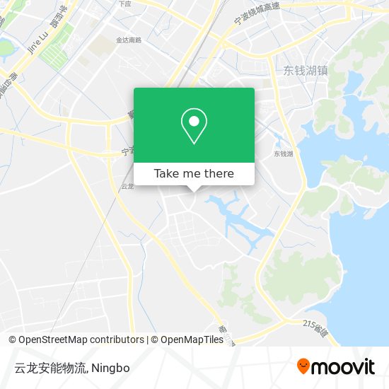 云龙安能物流 map