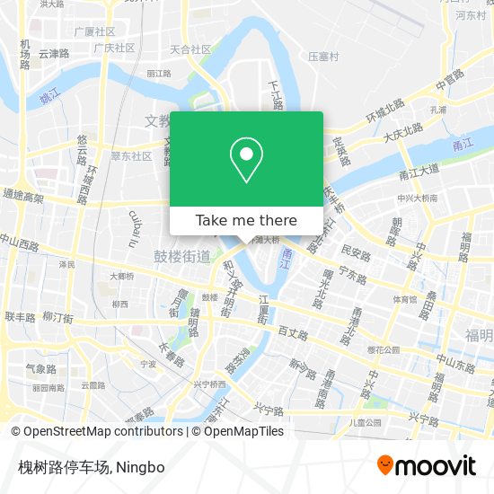 槐树路停车场 map