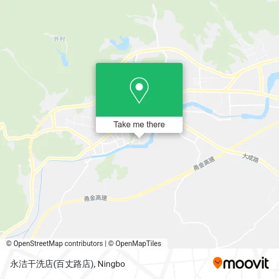 永洁干洗店(百丈路店) map