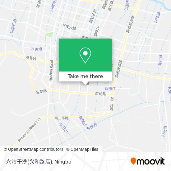 永洁干洗(兴和路店) map
