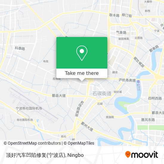 顶好汽车凹陷修复(宁波店) map