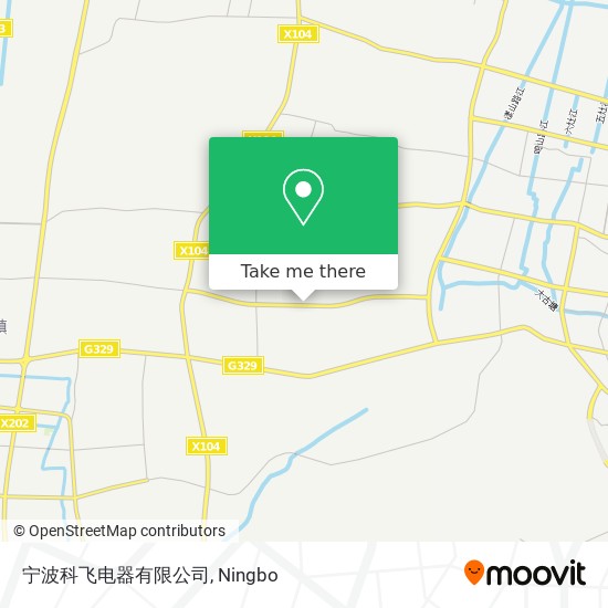 宁波科飞电器有限公司 map