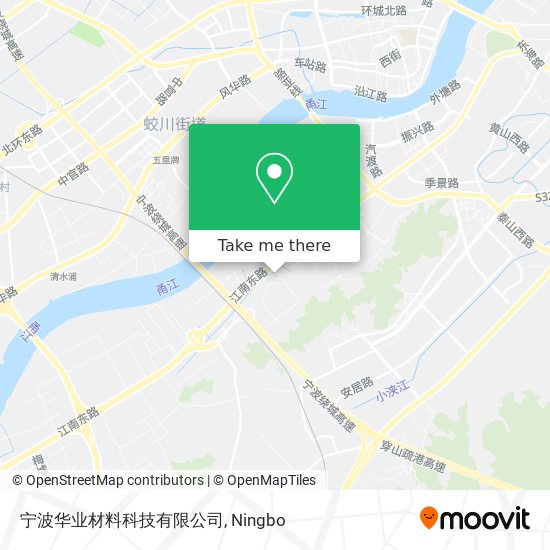 宁波华业材料科技有限公司 map