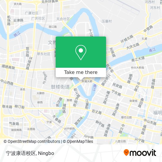 宁波康语校区 map