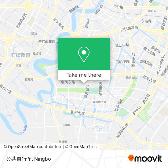 公共自行车 map