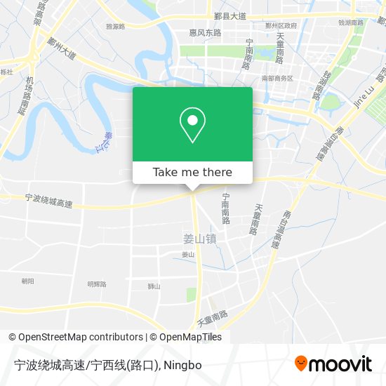 宁波绕城高速/宁西线(路口) map