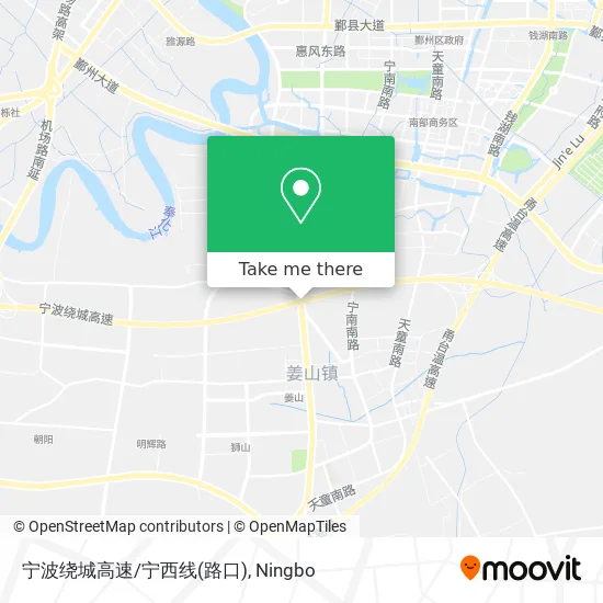 宁波绕城高速/宁西线(路口) map