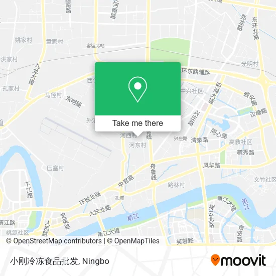 小刚冷冻食品批发 map