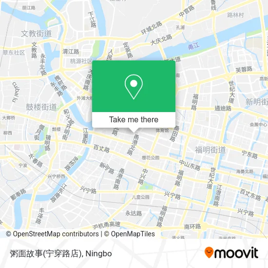 粥面故事(宁穿路店) map
