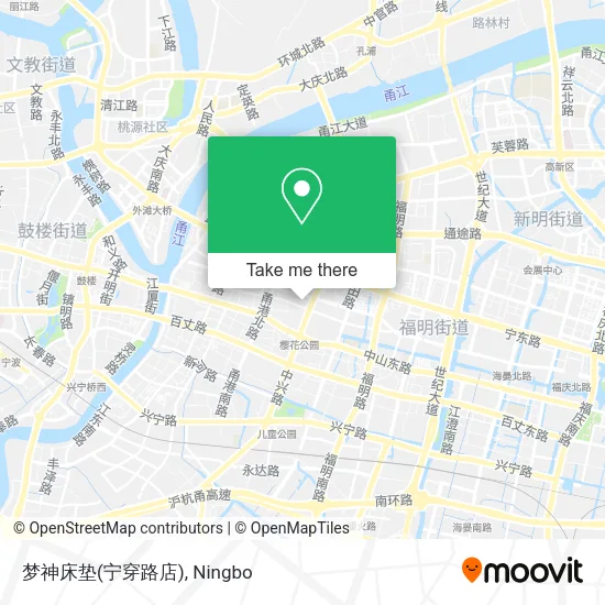 梦神床垫(宁穿路店) map